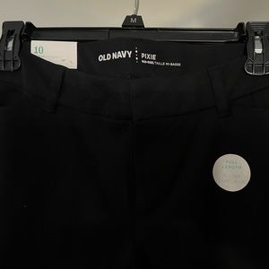 Black pixie old navy pant